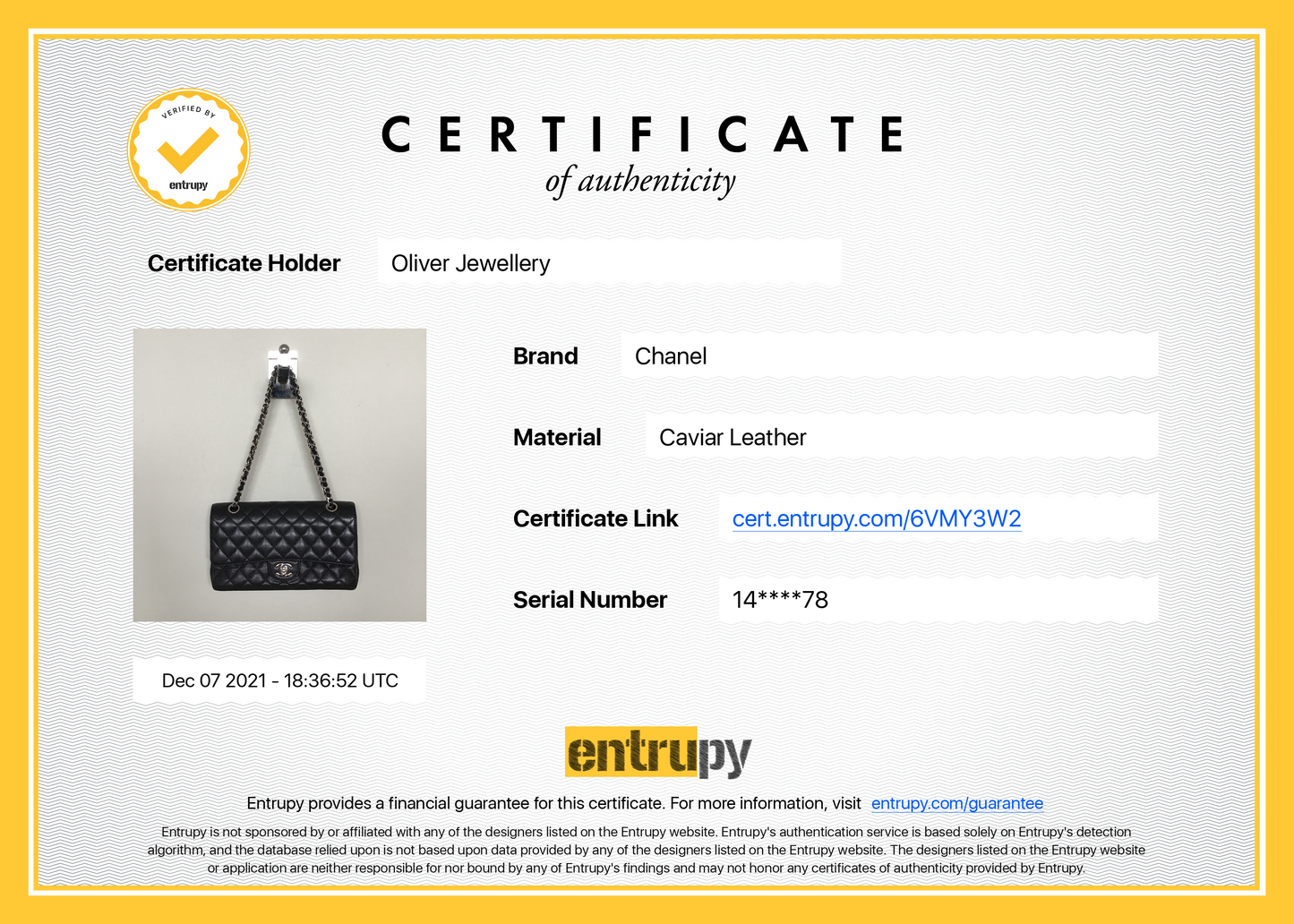 Chanel Black Caviar Medium Classic Double Flap Bag