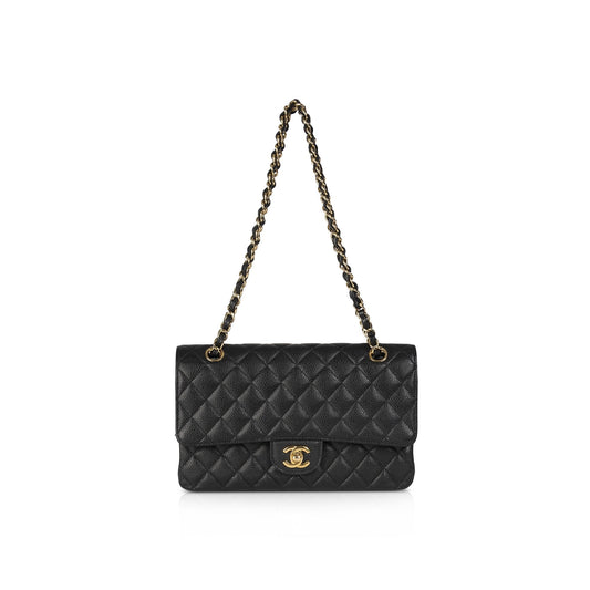 Chanel Black Caviar Medium Classic Double Flap Bag