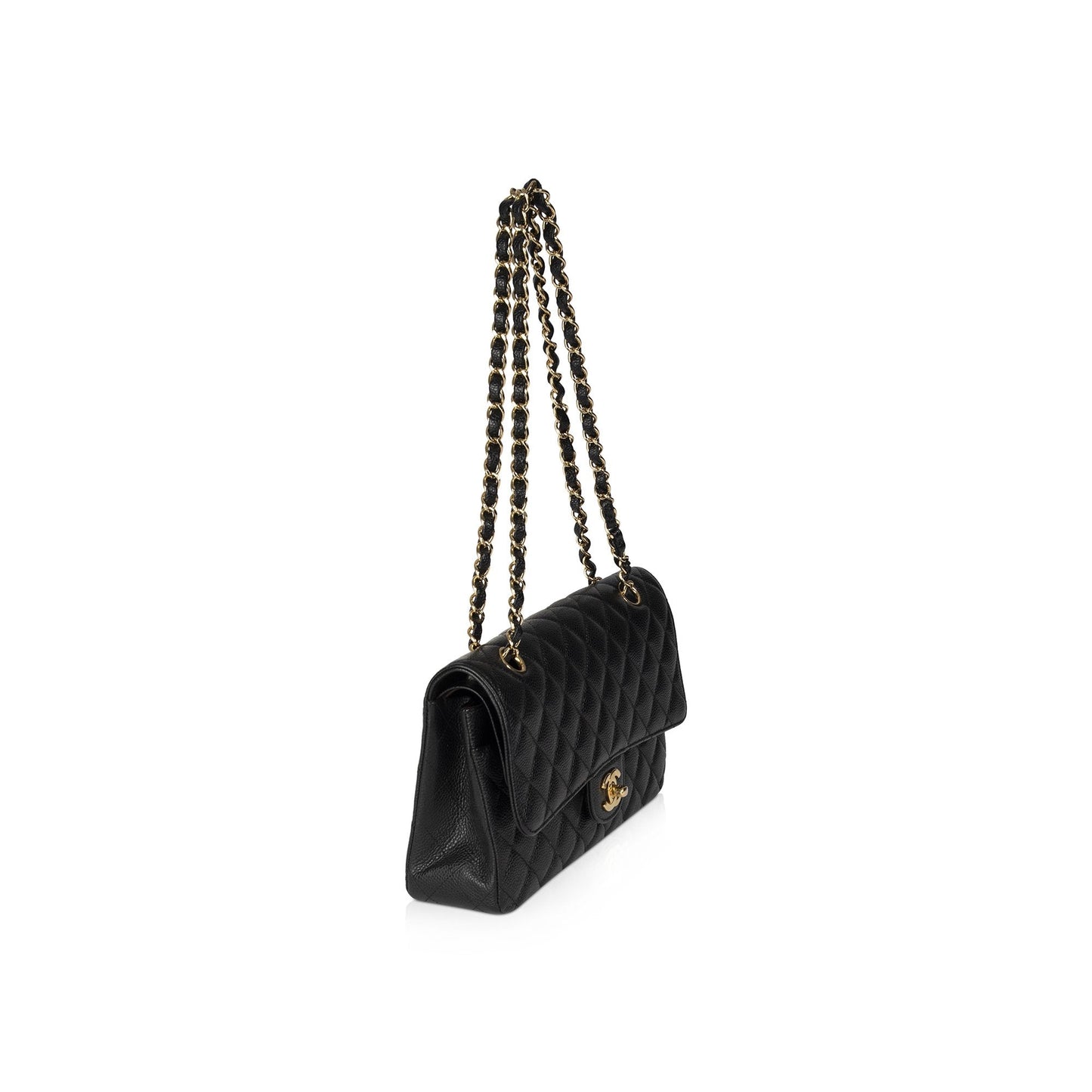 Chanel Black Caviar Medium Classic Double Flap Bag
