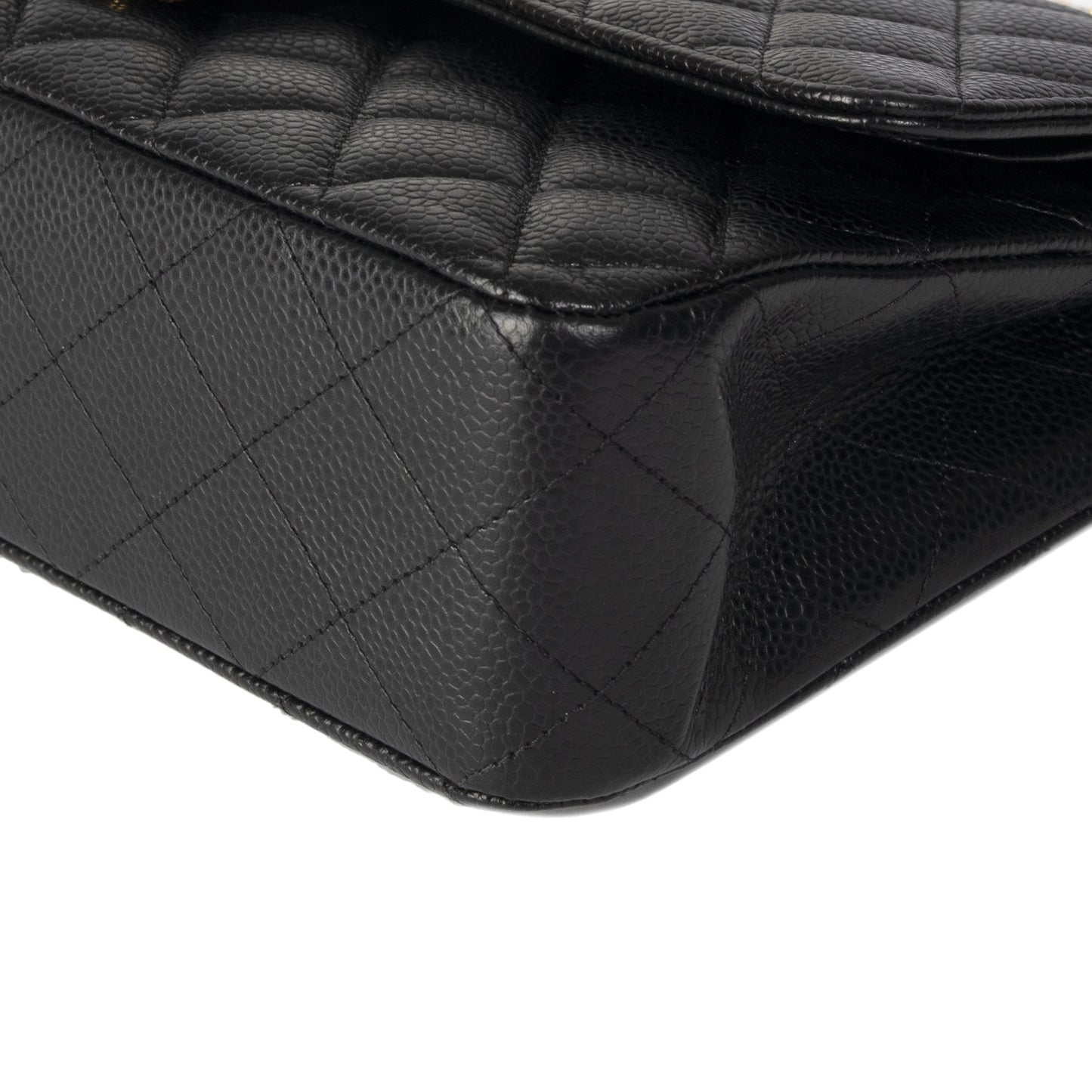Chanel Black Caviar Medium Classic Double Flap Bag