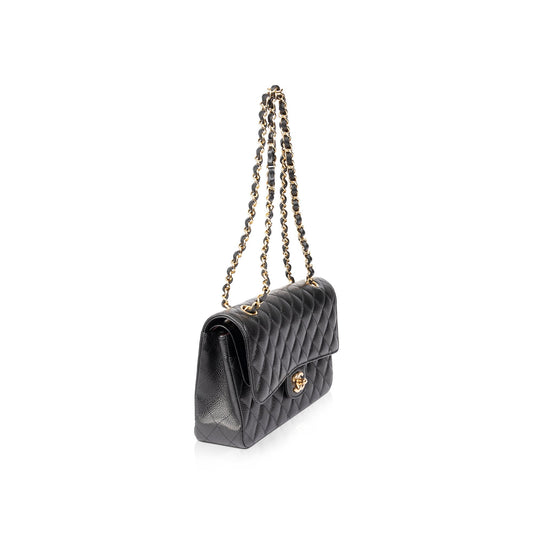 Chanel Black Caviar Medium Classic Double Flap Bag