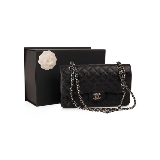 Chanel Black Caviar Medium Classic Double Flap Bag