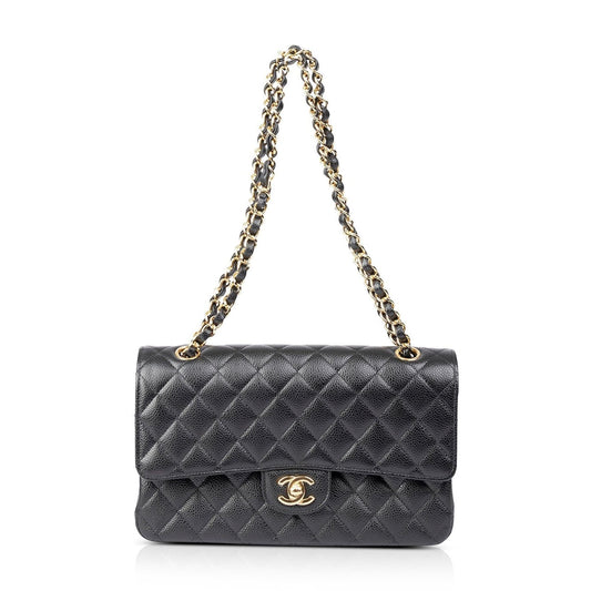 Chanel Black Caviar Medium Classic Double Flap Bag