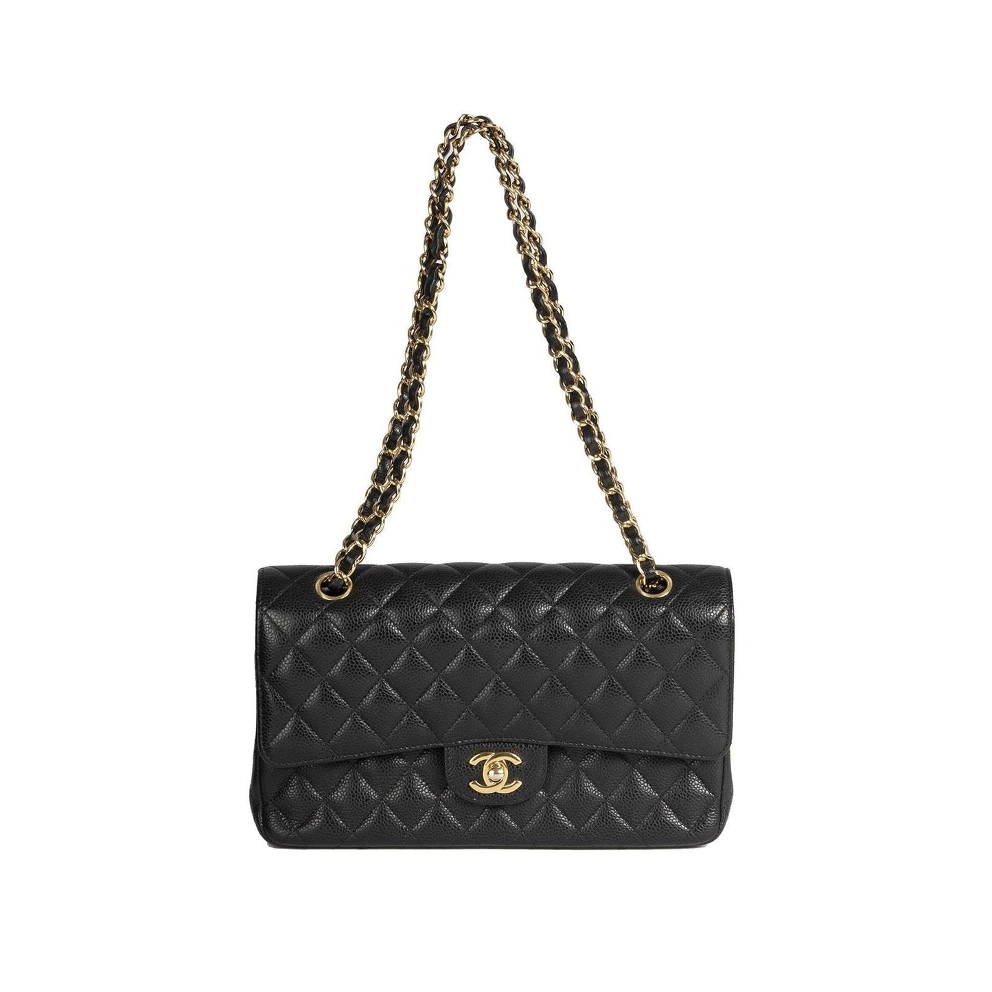 Chanel Black Caviar Medium Classic Double Flap Bag