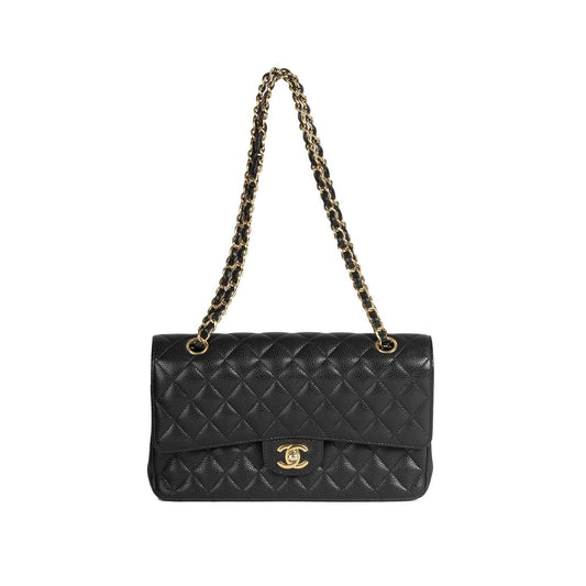 Chanel Black Caviar Medium Classic Double Flap Bag
