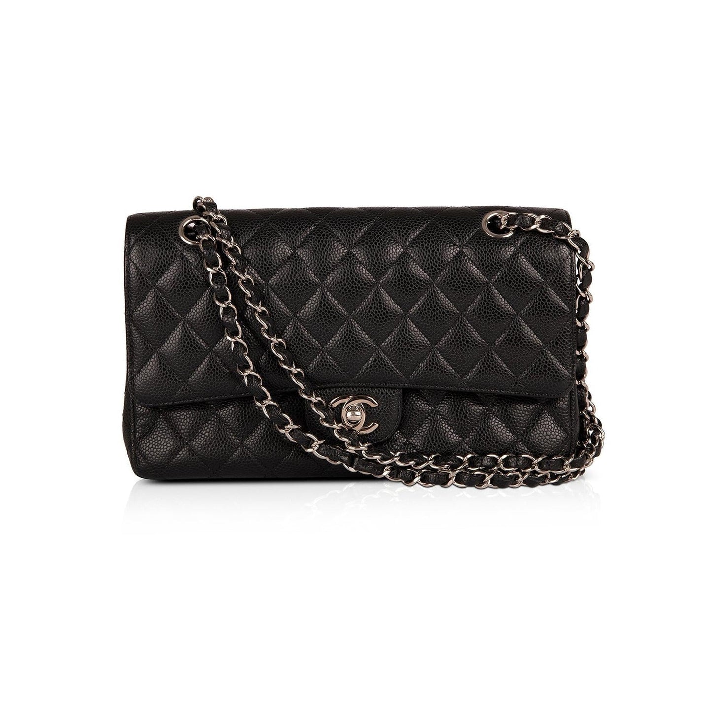 Chanel Black Caviar Medium Classic Double Flap Bag
