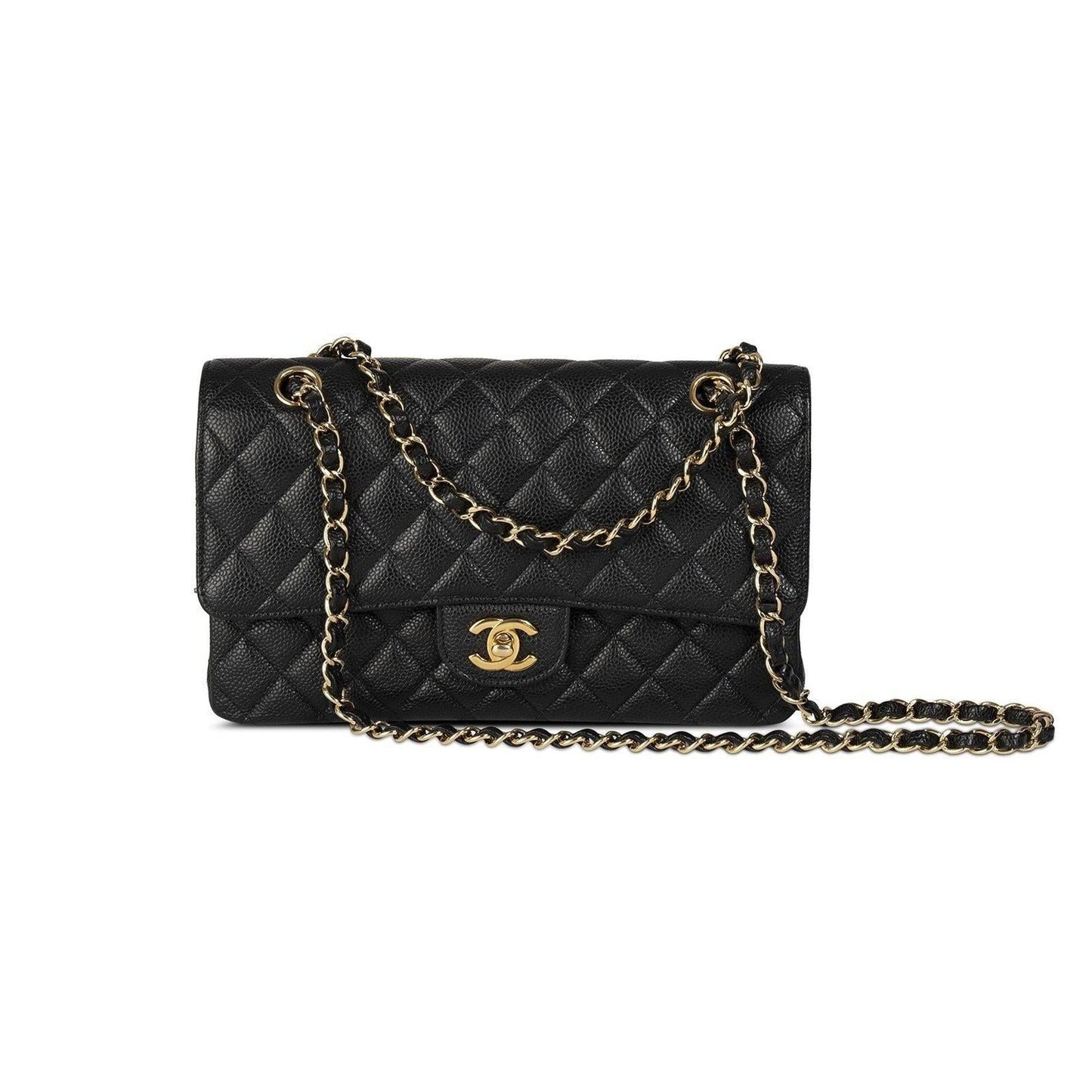 Chanel Black Caviar Medium Classic Double Flap Bag