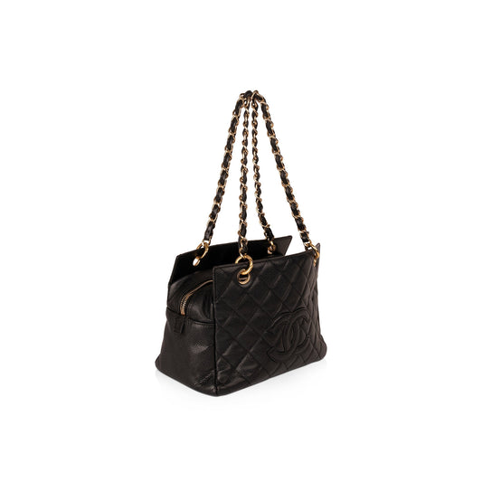 Chanel Black Caviar Petite Timeless Tote