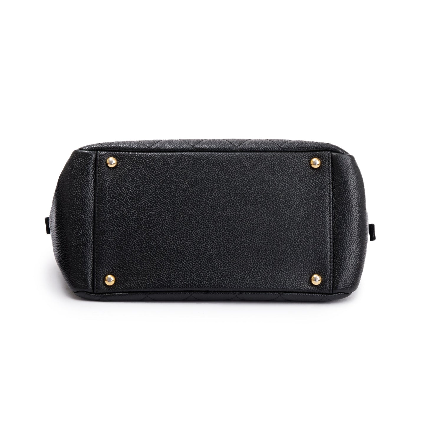 Chanel Black Caviar Quilted Leather Petit Timeless Tote