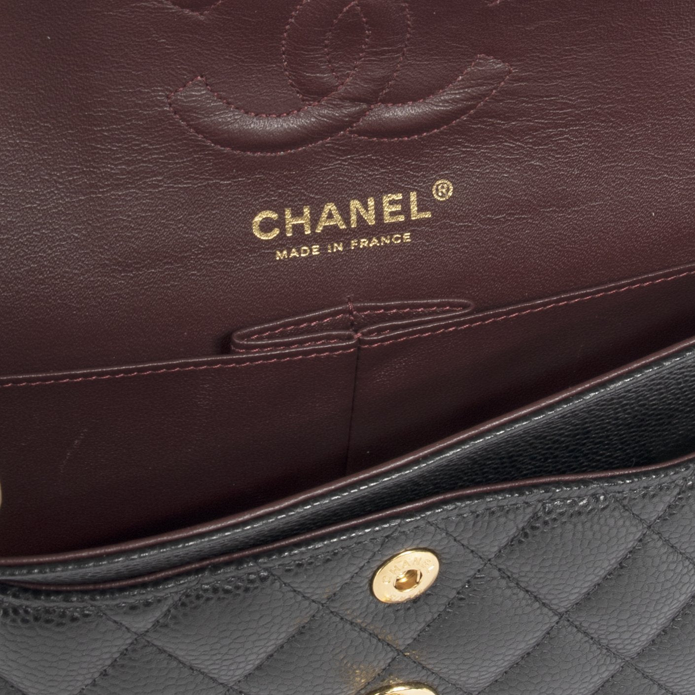 Chanel Black Caviar Small Classic Double Flap Bag