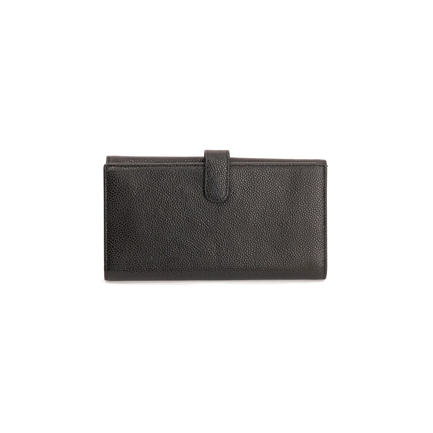 Chanel Black Caviar Timeless Continental Wallet