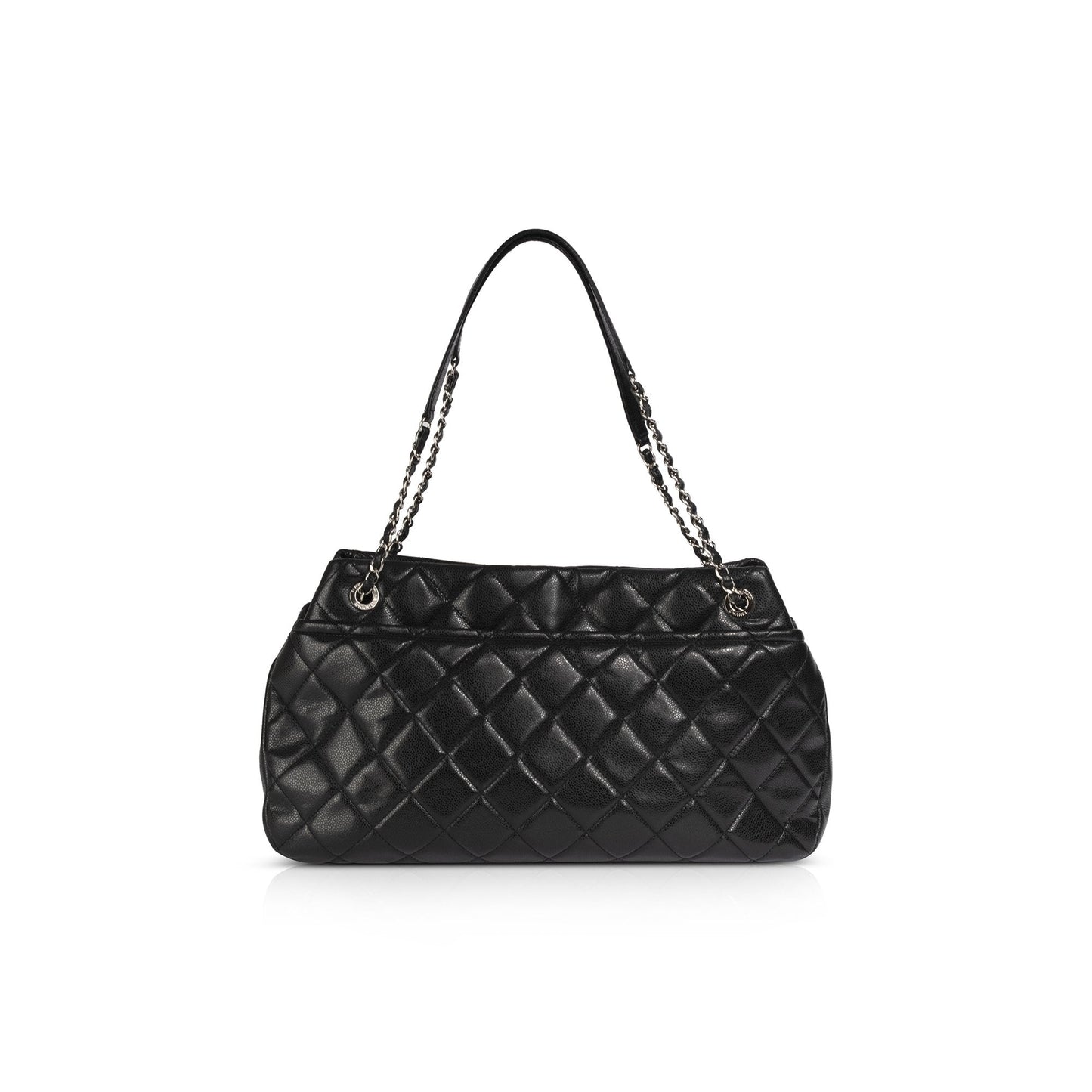 Chanel Black Caviar Timeless Soft Shopper Tote