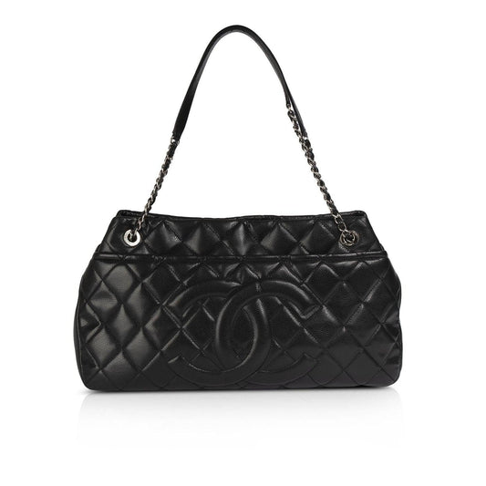 Chanel Black Caviar Timeless Soft Shopper Tote