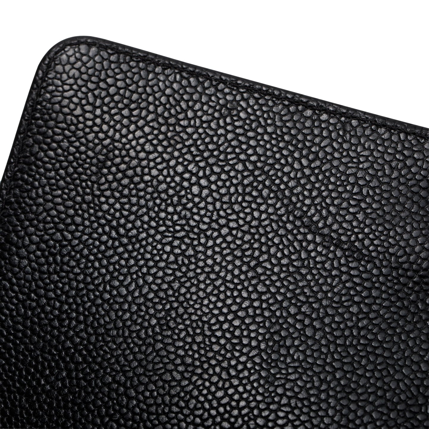 Chanel Black Chevron Caviar Medium Boy Bag