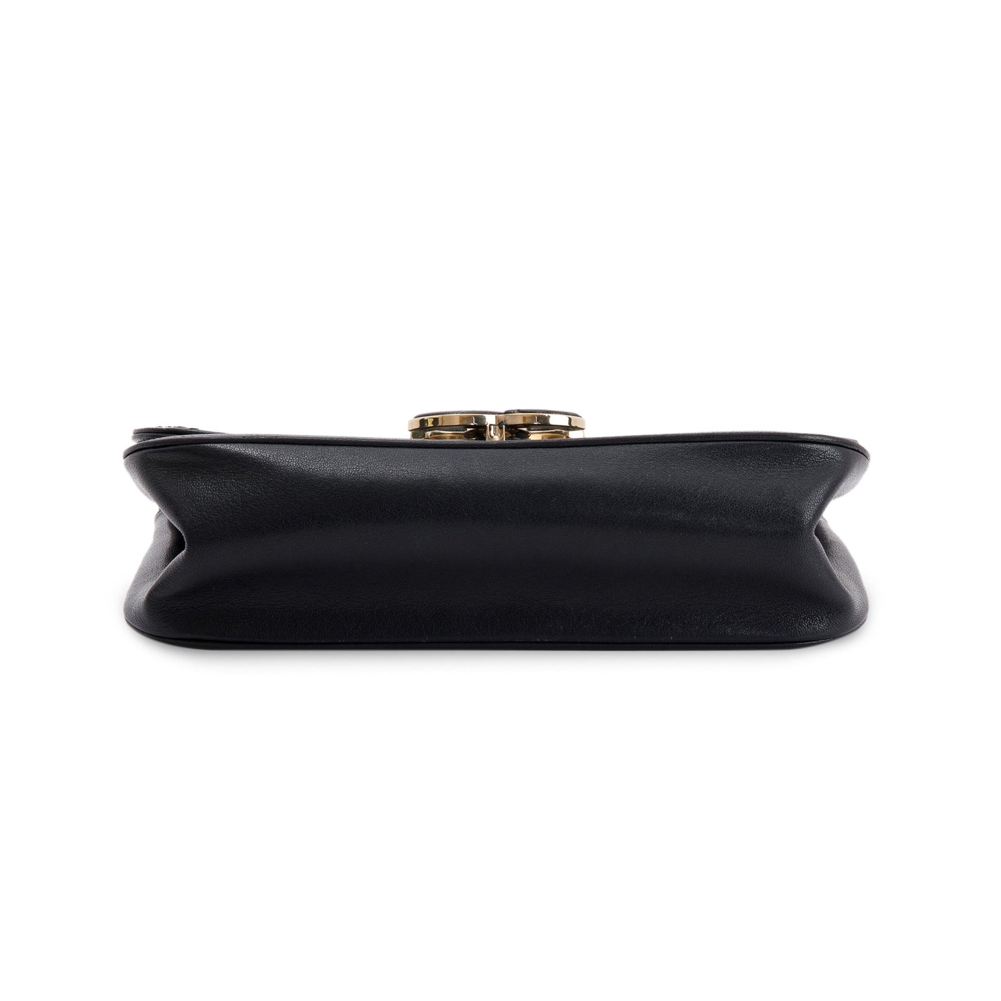 Chanel Black Chevron Subtle Flap Bag