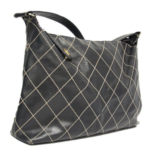 Chanel Black Diamond Stitch Tote
