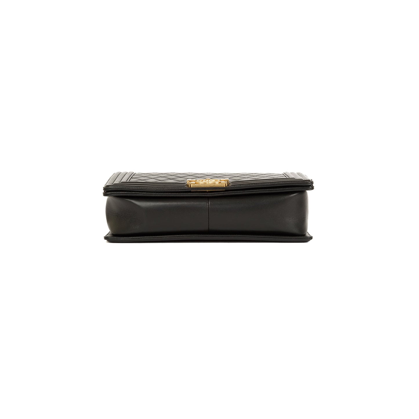 Chanel Black Lambskin Large Boy Bag