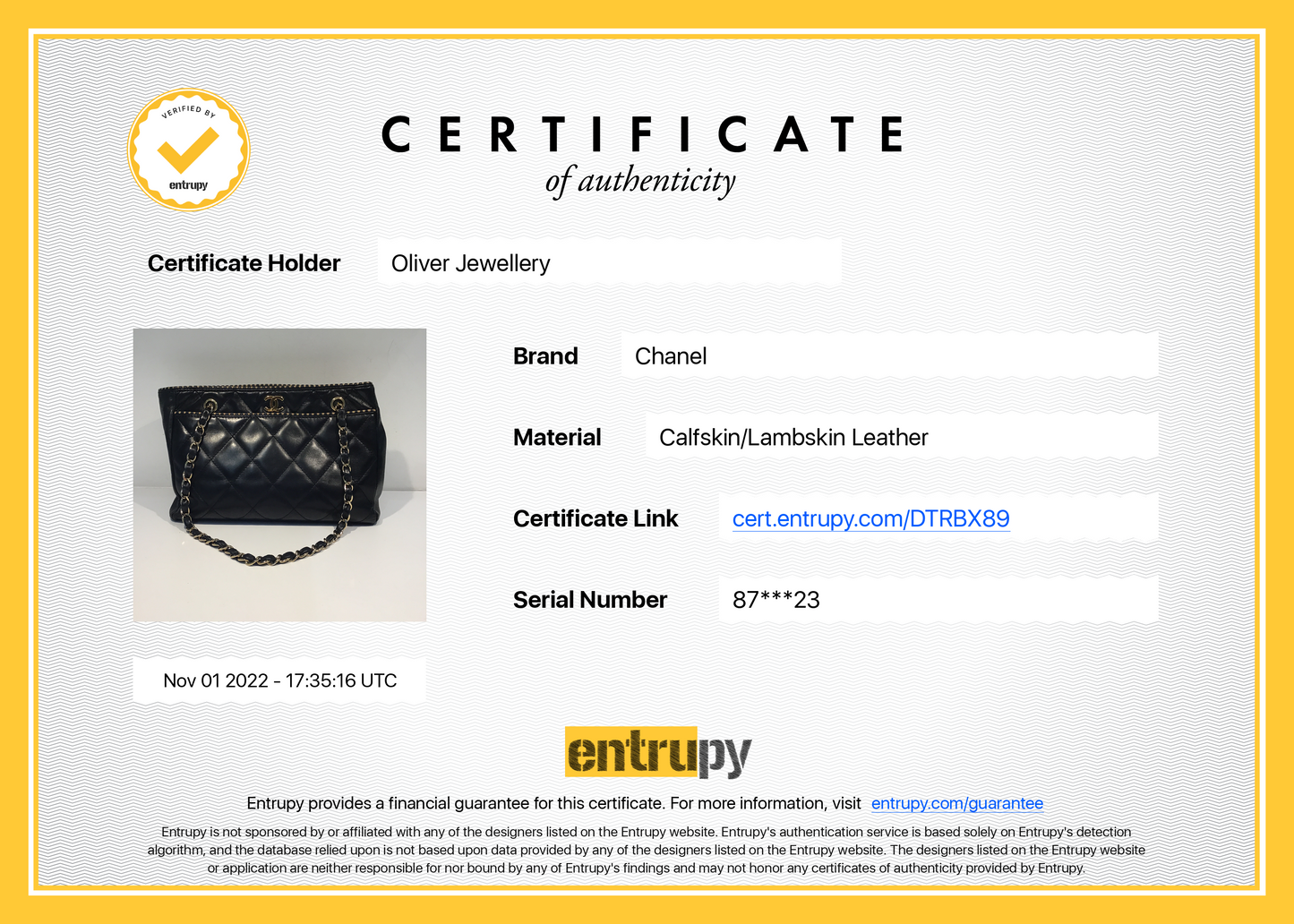 Chanel Black Leather Shopping Tote