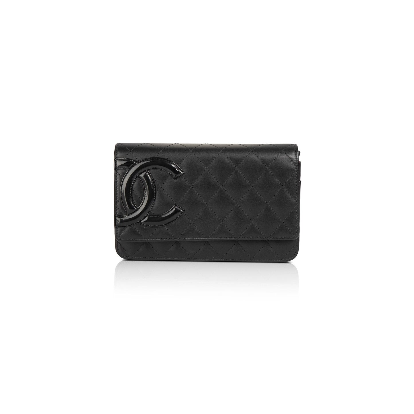 Chanel Black Ligne Cambon Wallet on Chain