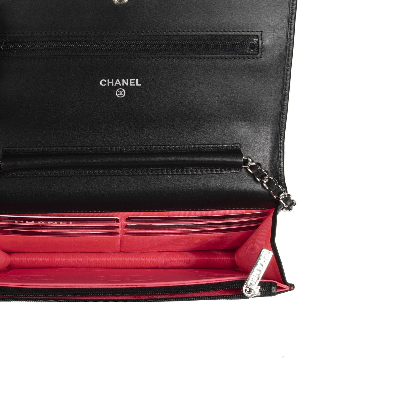 Chanel Black Ligne Cambon Wallet on Chain