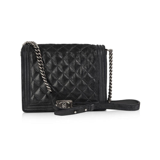 Chanel Black Medium Gentle Boy Bag