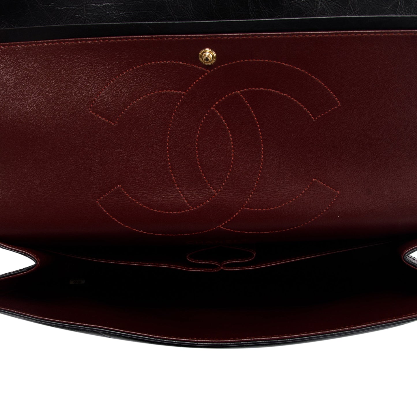 Chanel Black Quilted Calfskin Leather 2.55 Reissue 227 Double Flap Bag