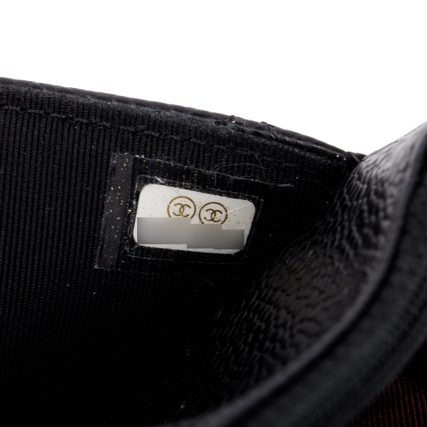 Chanel Black Quilted Caviar Leather Classic Wallet on Chain