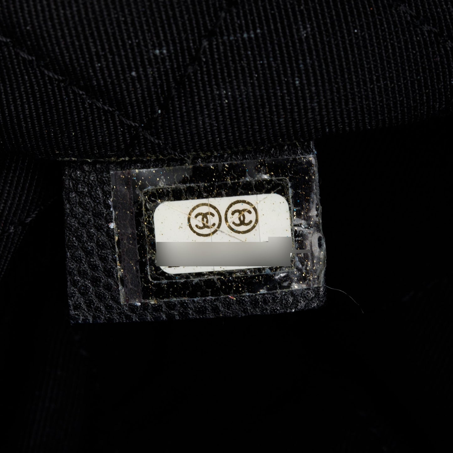 Chanel Black Quilted Caviar Leather Golden Class O-Case Clutch