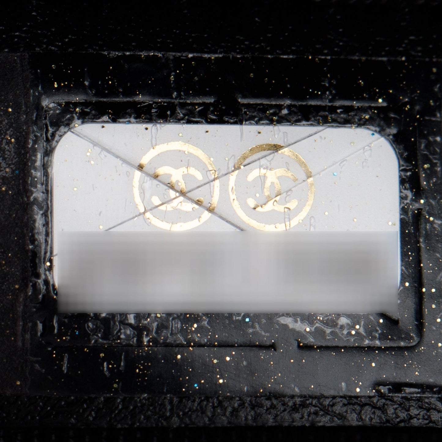 Chanel Black Quilted Caviar Leather Medium O-Case Clutch