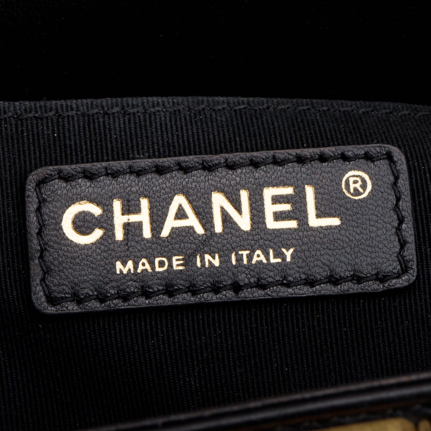 Chanel Black Quilted Lambskin Leather Boy Shopping Tote