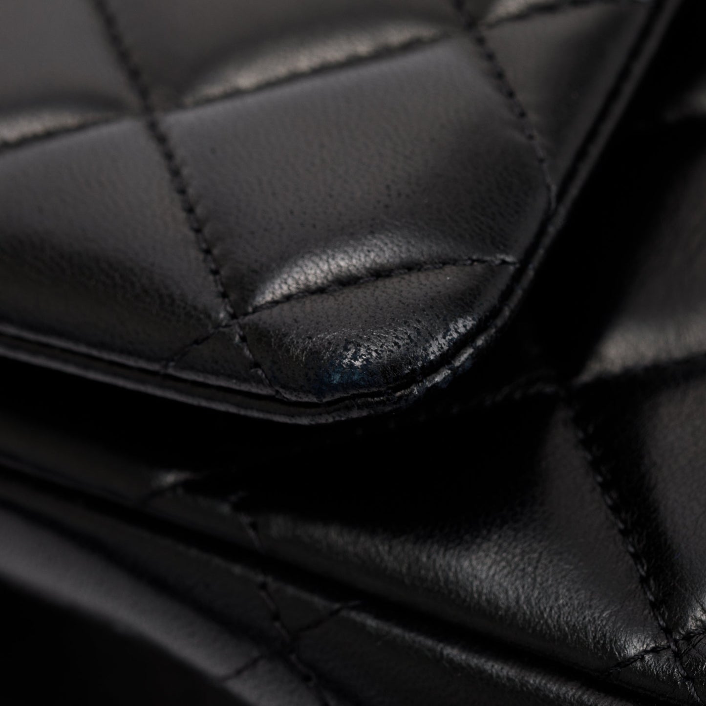 Chanel Black Quilted Lambskin Leather Classic Maxi Double Flap Bag