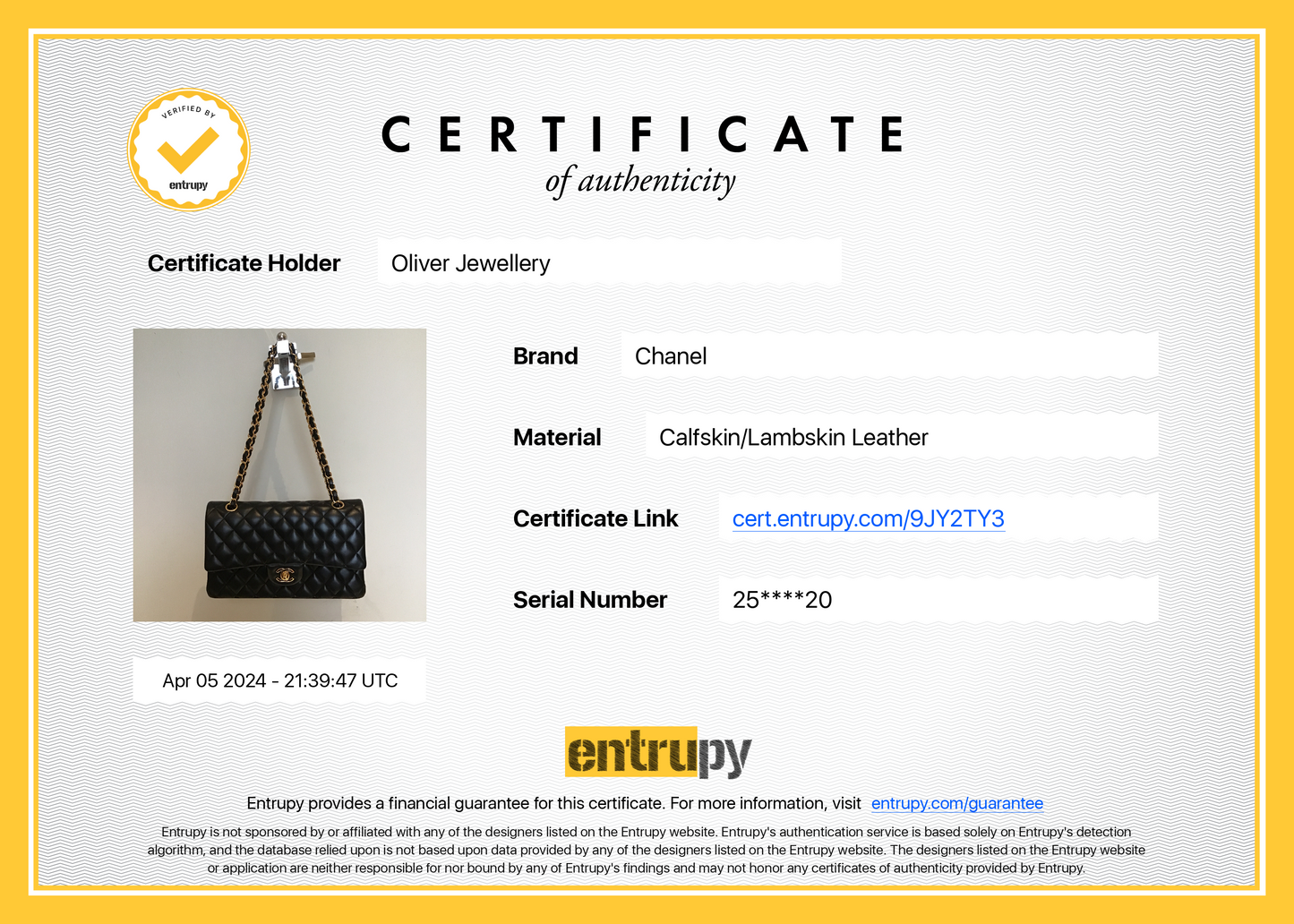 Chanel Black Quilted Lambskin Leather Classic Medium Double Flap Bag
