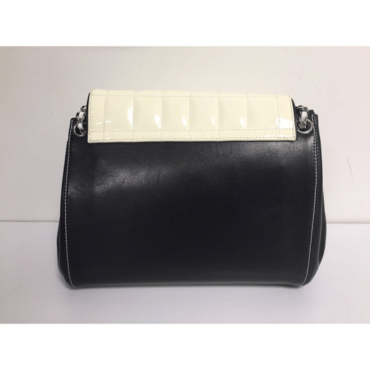Chanel Black and White Chocolate Bar Bag