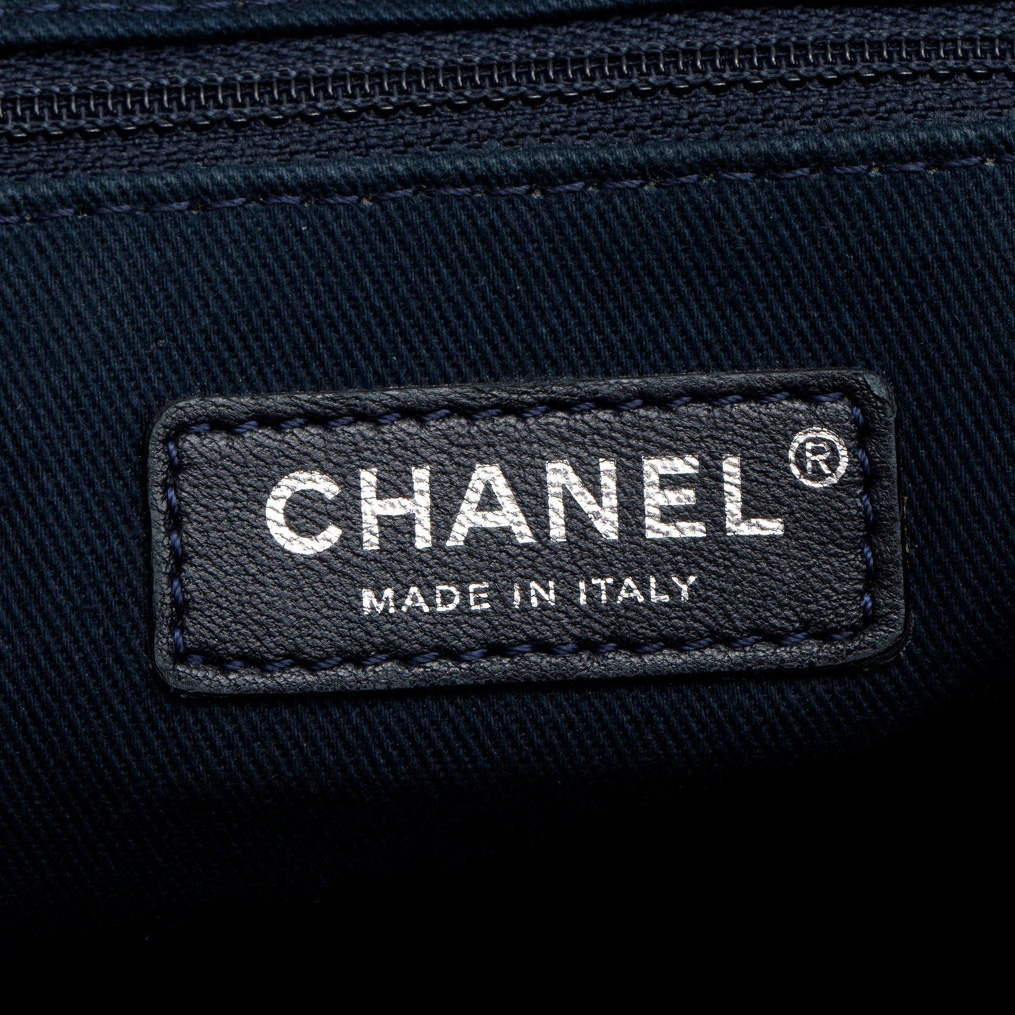 Chanel Blue Denim Small Deauville Tote