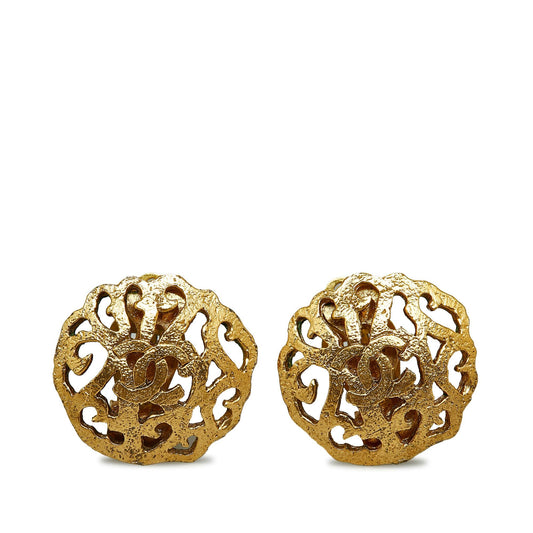 Chanel CC Clip-on Earrings (SHG-BtoWjI)