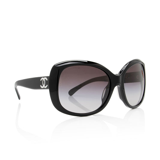 Chanel CC Oversized Butterfly Sunglasses (SHF-EZDflk)