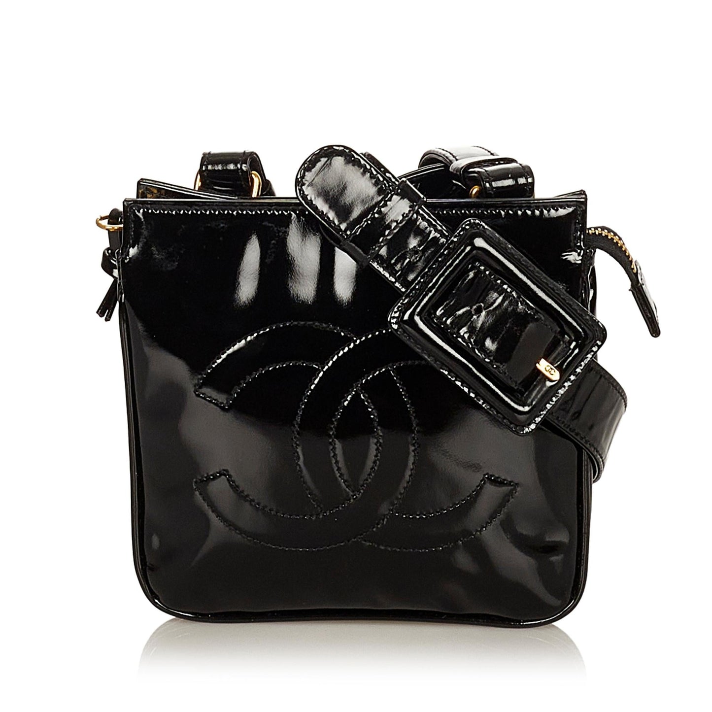 Luxury Chanel CC Patent Leather Belt Bag (SHG-27599)