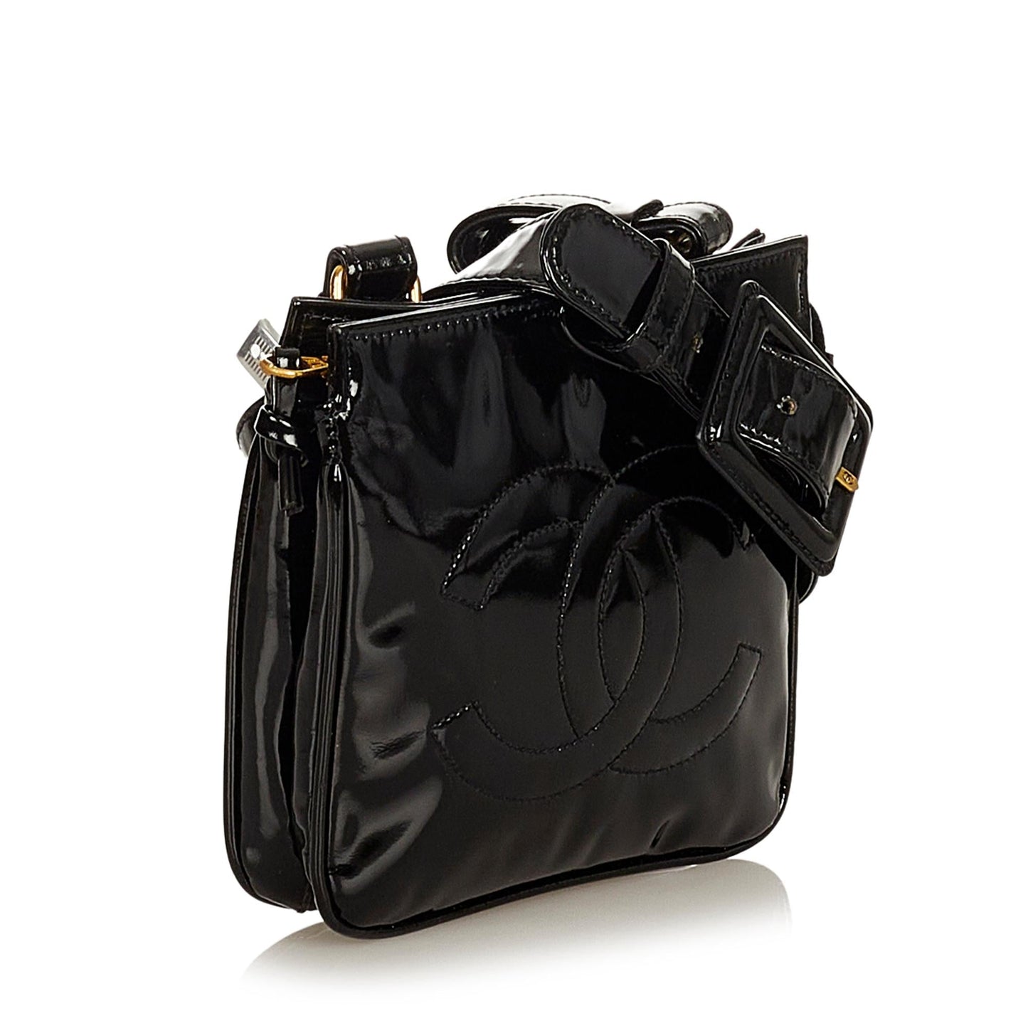 Luxury Chanel CC Patent Leather Belt Bag (SHG-27599)