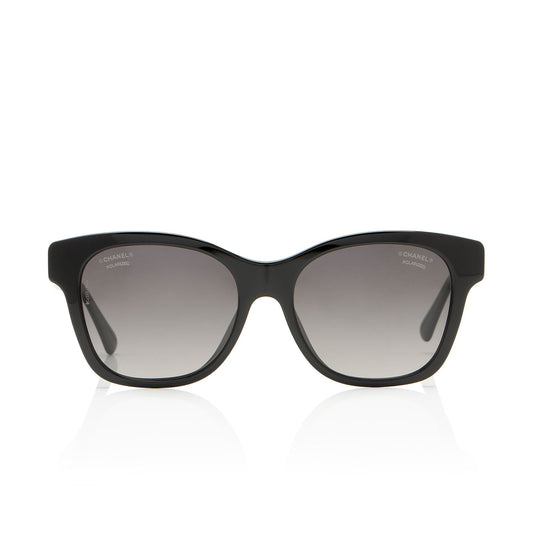 Chanel CC Pearl Wayfarer Sunglasses