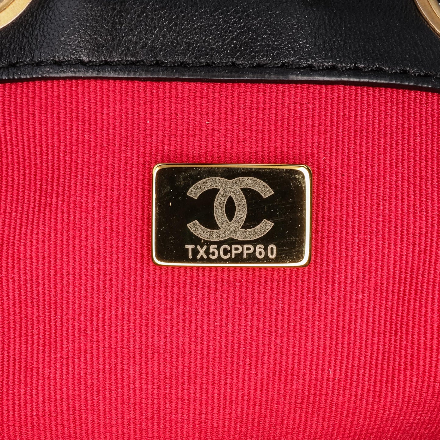 Chanel CC Quilted Lambskin Chain Drawstring Bucket Bag