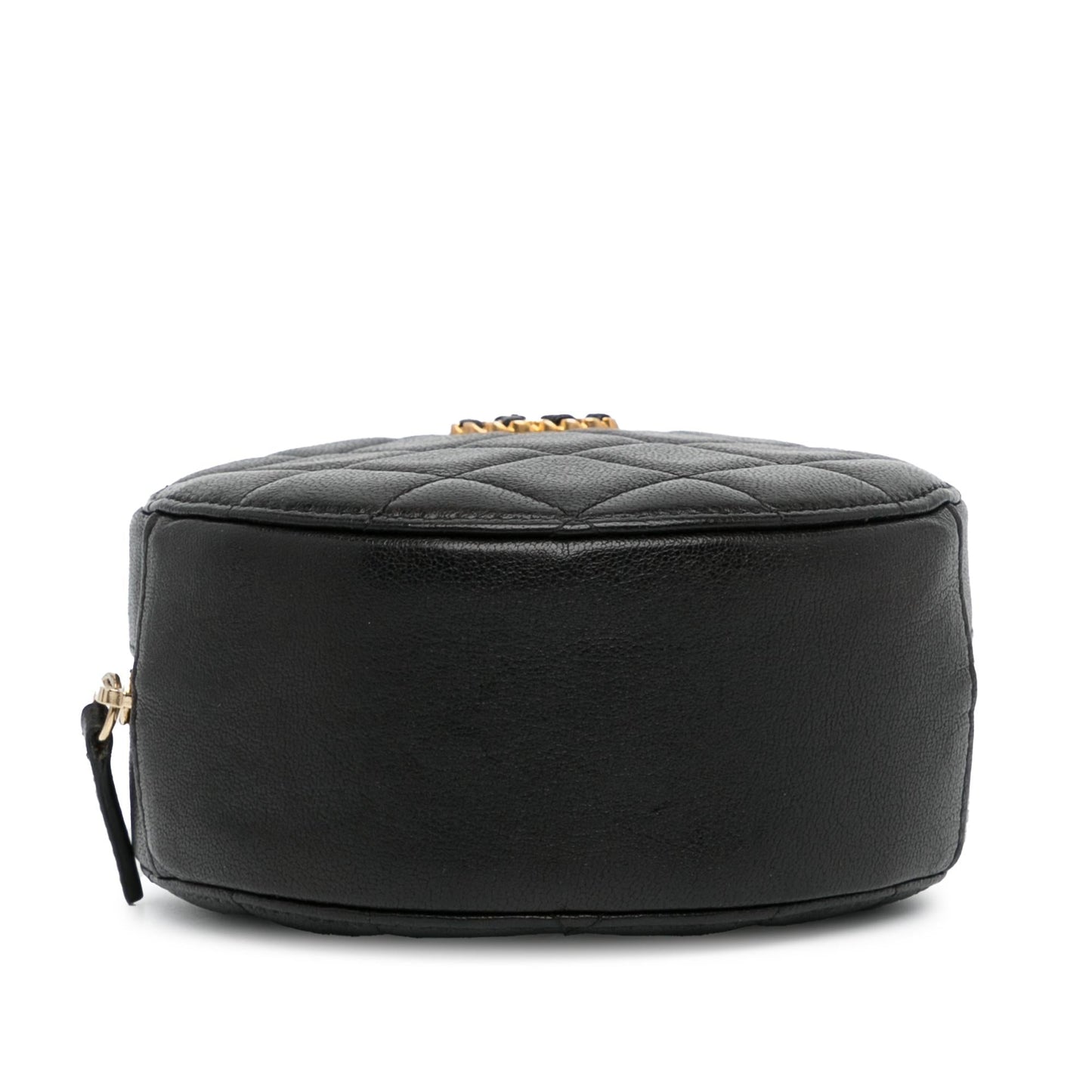 Chanel CC Quilted Lambskin Round Crossbody (SHG-33ZDhg)