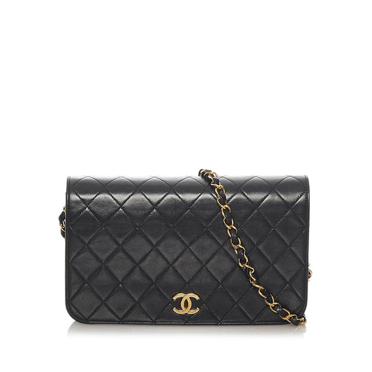 Chanel CC Timeless Lambskin Leather Crossbody Bag (SHG-37874)