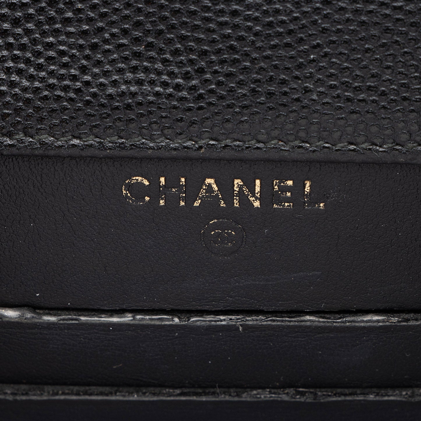Chanel Caviar Leather Golden Class Phone Holder Crossbody (SHF-d2hiJL)