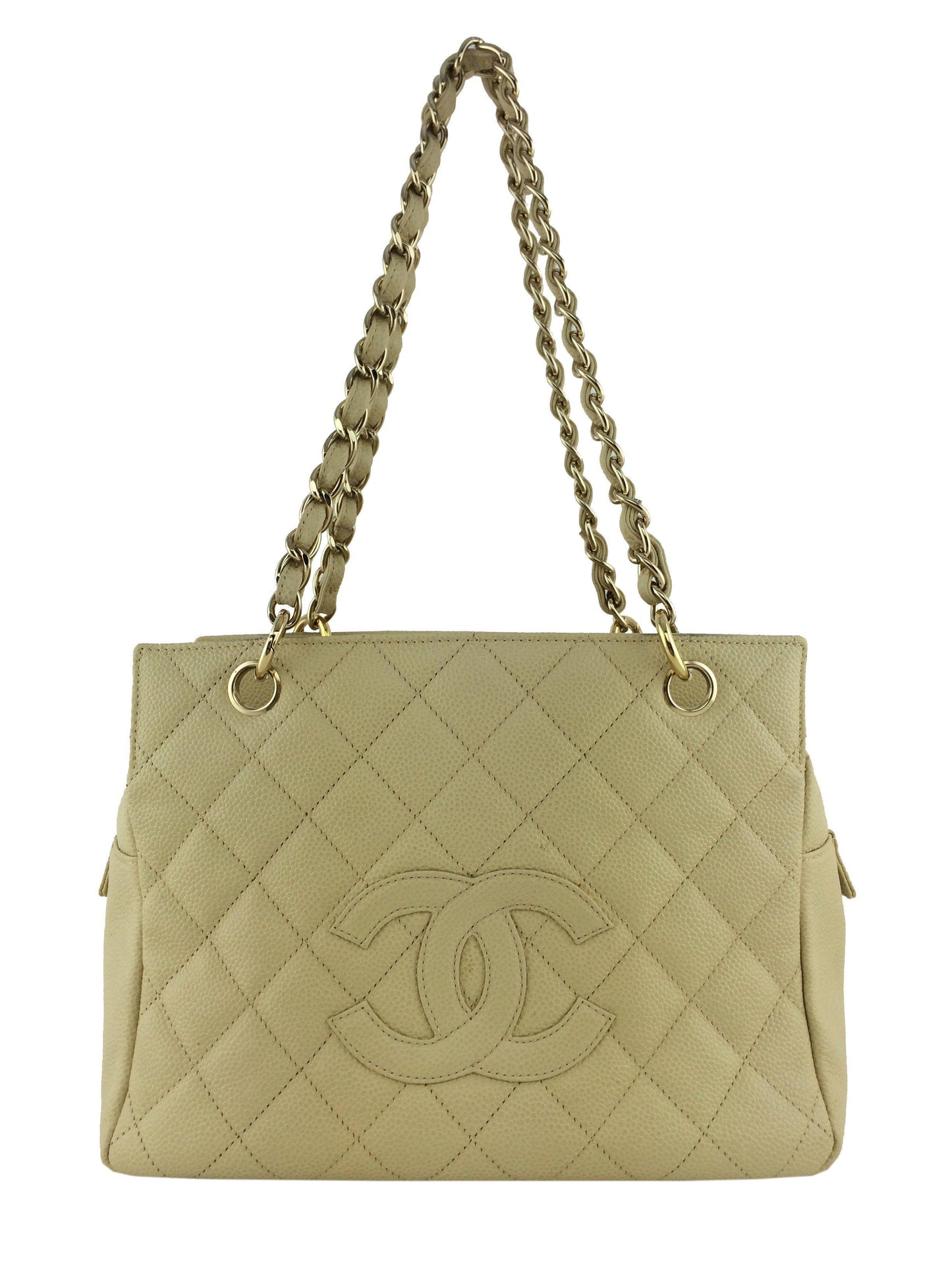 Chanel Caviar Leather Petite Timeless Tote Bag