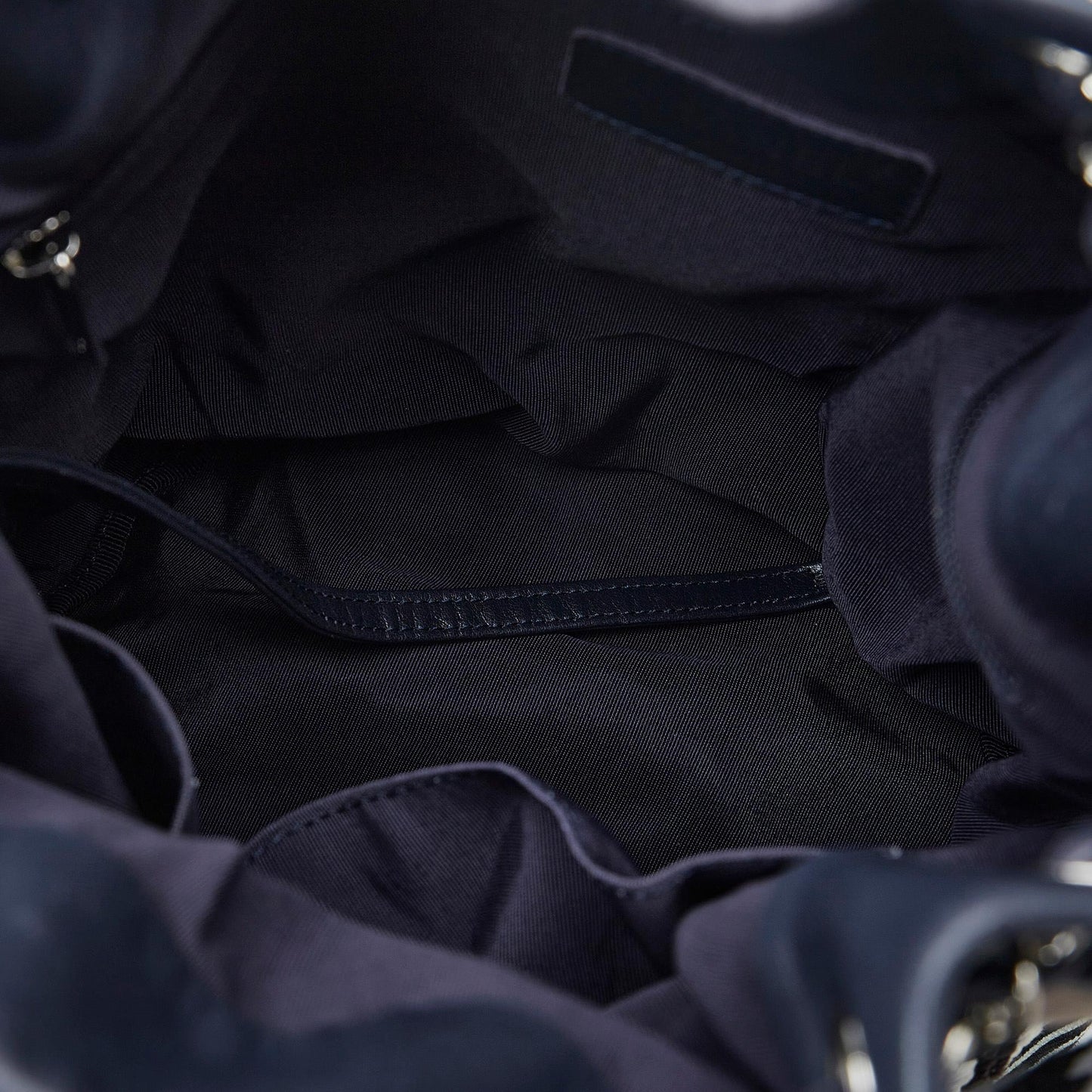 Chanel Cotton Drawstring Bag (SHG-uPFXq7)