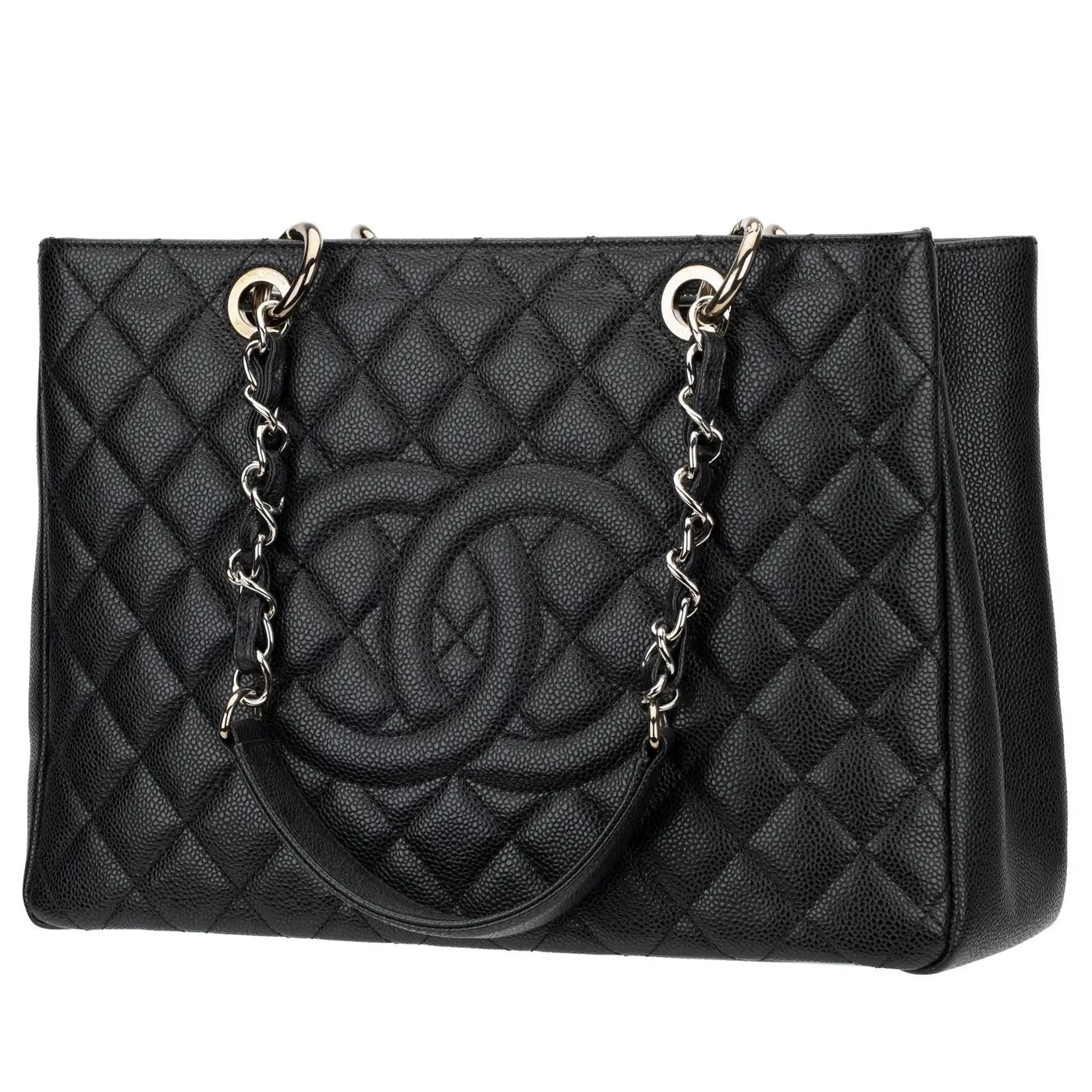 Luxury Chanel CAVIAR QUILTED LEATHER GST TOTE BAG