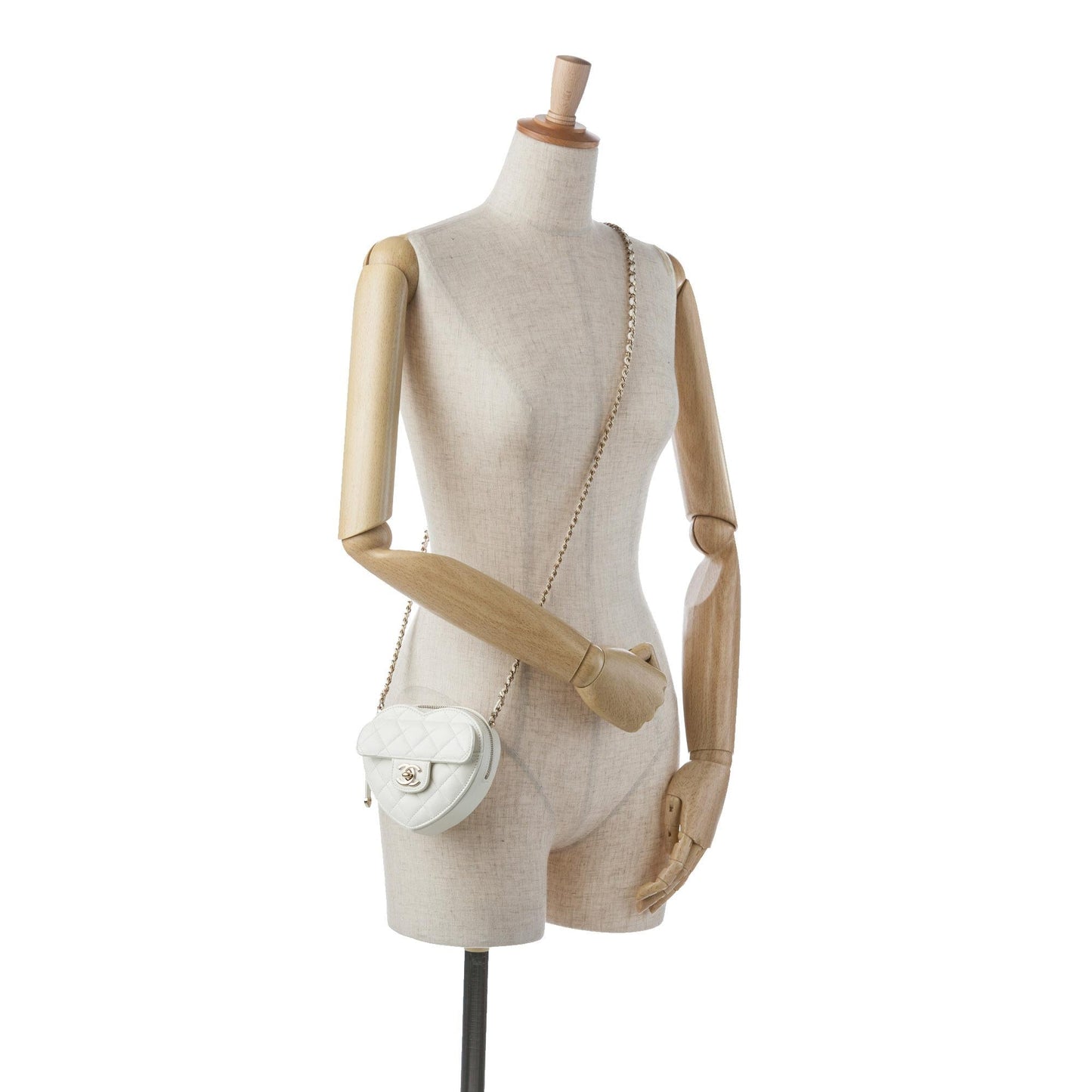 Chanel Mini CC in Love Heart Crossbody (SHG-RVQMkk)