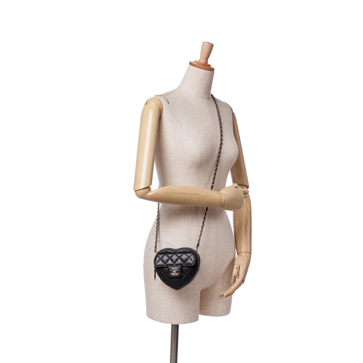Chanel Mini Lambskin CC in Love Heart Crossbody