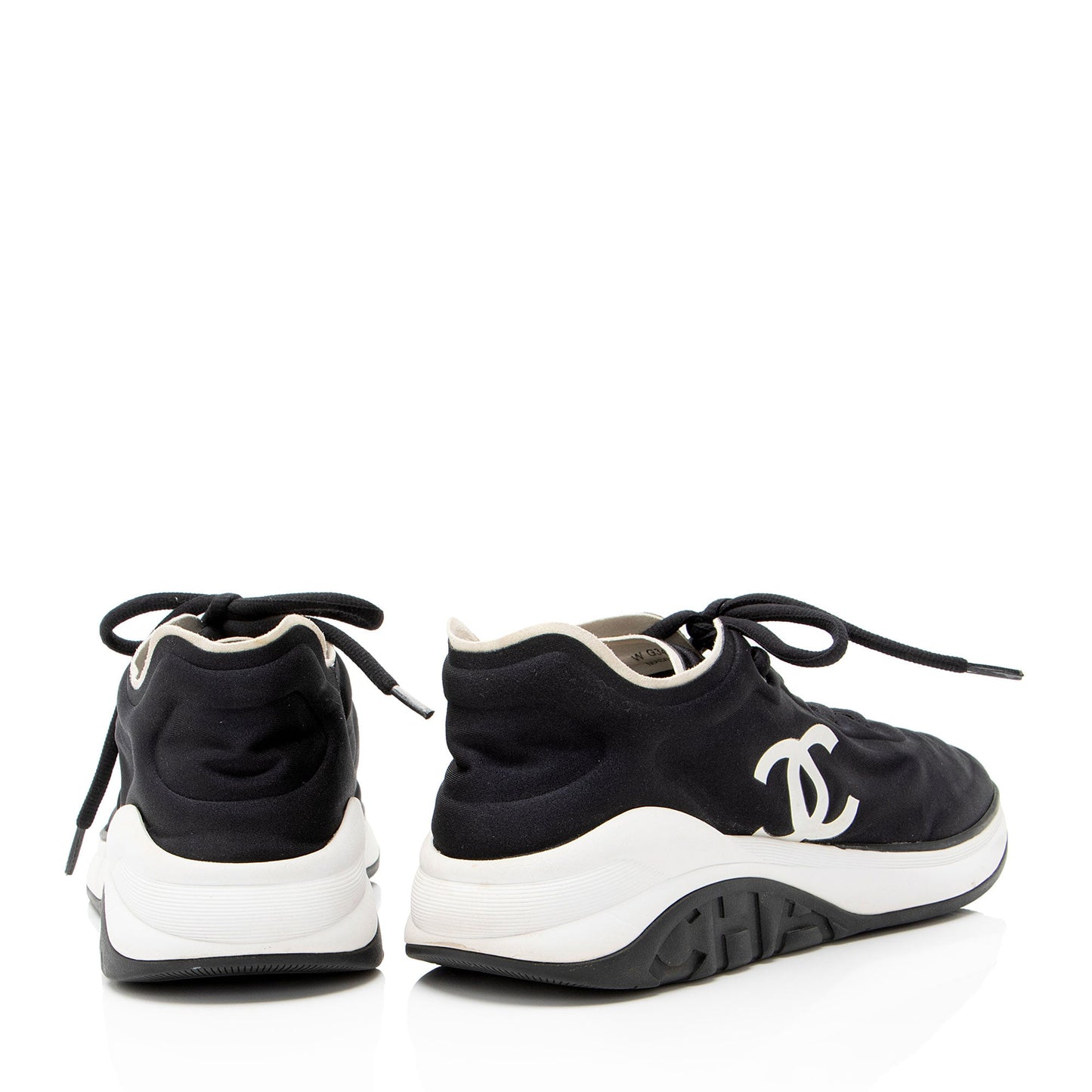 Chanel Nylon CC Sneakers - Size 10 / 40