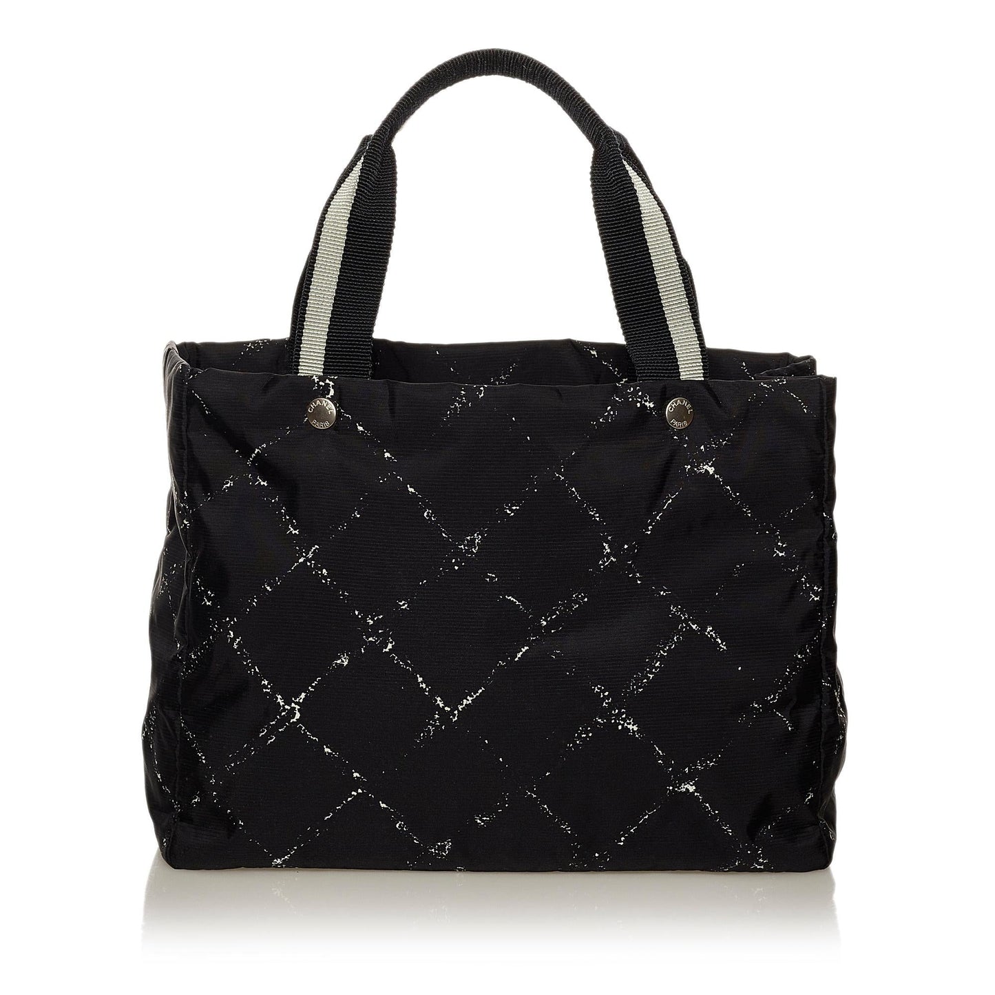 Chanel Old Travel Line Nylon Tote Bag (SHG-28505)